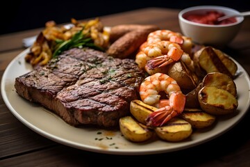 Surf and Turf – Grilled Delight
