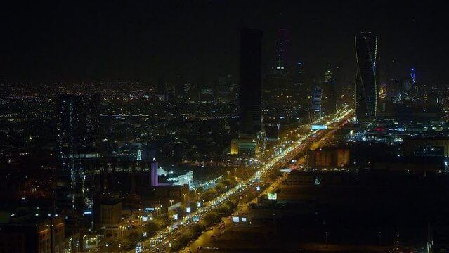 City Lights Of Saudi Arabia At Night
