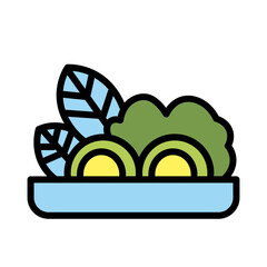 Cuisine Healthy Salad Icon