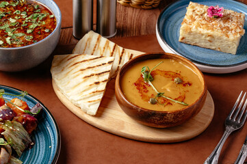 food from the restaurant for the menu