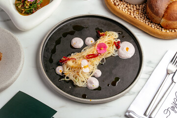food from the restaurant for the menu