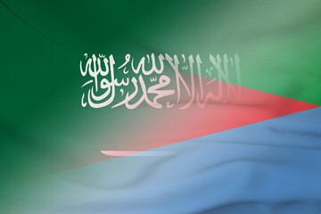 Saudi Arabia and Eritrea national flag international relations ERI SAU