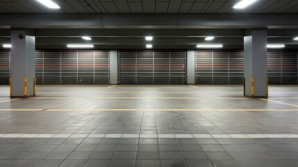 Empty concrete floor for car park
