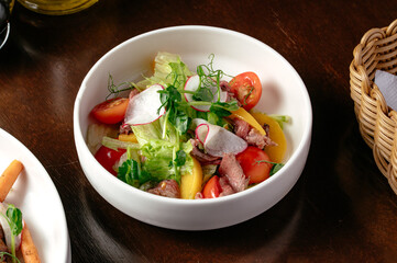food from the restaurant for the menu