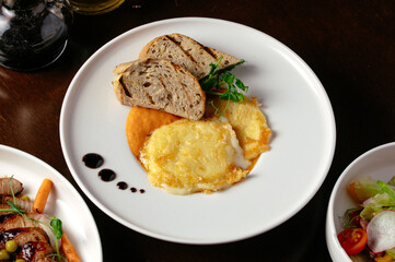 food from the restaurant for the menu