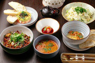 food from the restaurant for the menu