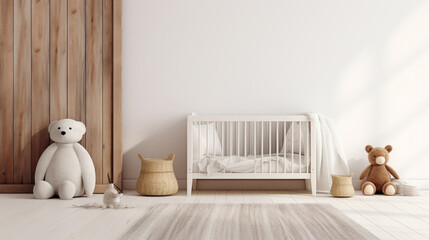 Baby interior design gray