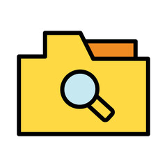 Folder Search File Icon