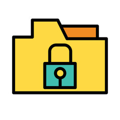 Folder Security File Icon