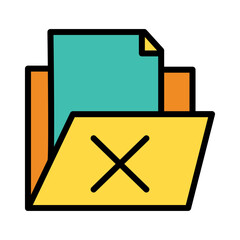 Folder Remove File Icon