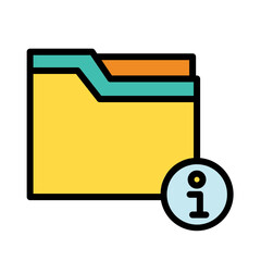 Information Folder File Icon