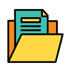 Storage File Data Icon