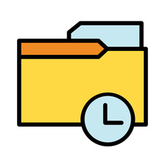 App Folder Time Icon