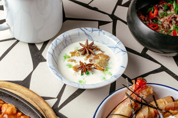 food from the restaurant for the menu