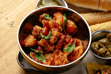 food from the restaurant for the menu