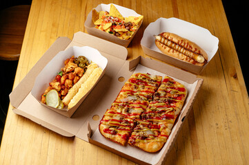 food from the restaurant for the menu