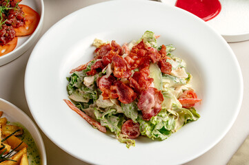 food from the restaurant for the menu