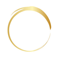 Golden circle, wedding ornament 