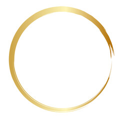 Golden circle, wedding ornament 