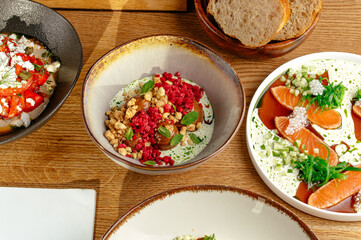 food from the restaurant for the menu