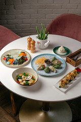 food from the restaurant for the menu