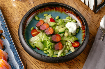 food from the restaurant for the menu