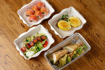 food from the restaurant for the menu