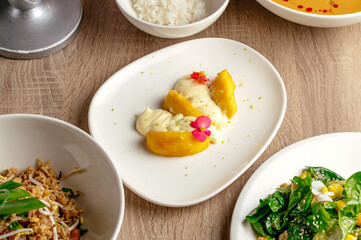 food from the restaurant for the menu