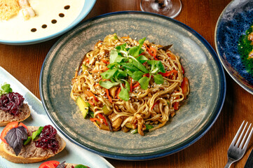 food from the restaurant for the menu