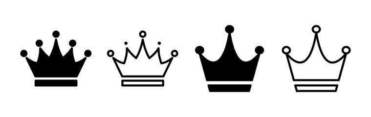 Crown Icon vector. Crown symbol for web site design,