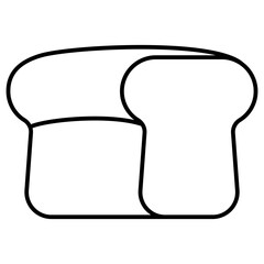bread for breakfast icon