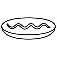 baguette bread with cream