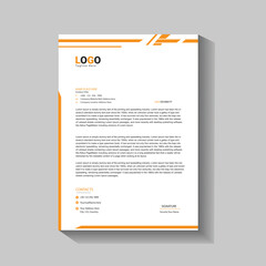 business and corporate letterhead template
