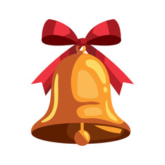 christmas golden bell