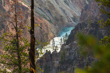 Yellowstone River flowing through the Valley