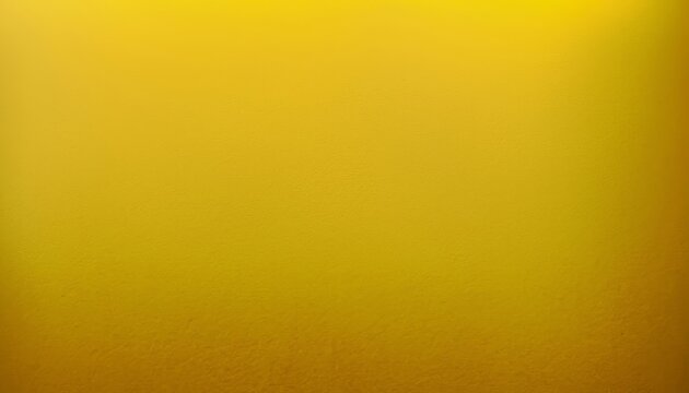 Beautiful yellow gradient background with smooth and wall texture