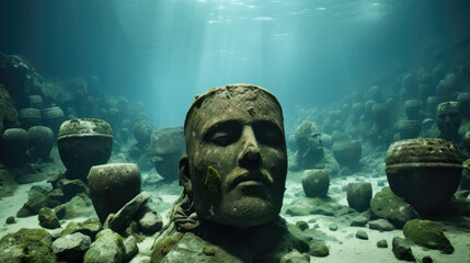 Discovering the Mysteries Below: Exploring Underwater Historic Ruins in a Submerged World of Forgotten Treasures
