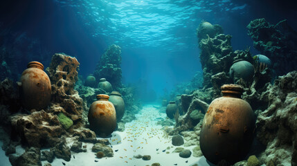 Discovering the Mysteries Below: Exploring Underwater Historic Ruins in a Submerged World of Forgotten Treasures