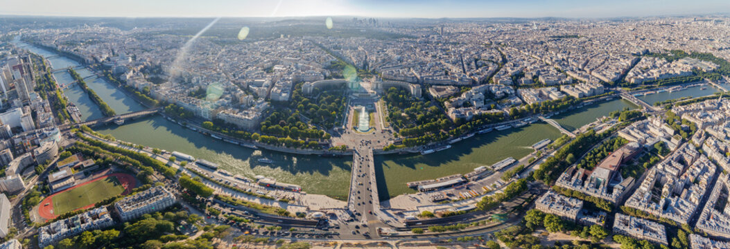 Pairs View From the Eifel Tower Top