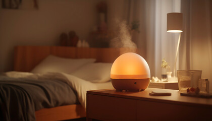 humidifier in the bedroom