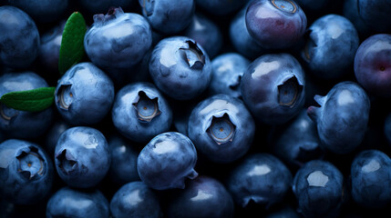 Nice Background of the Fresh Blueberries