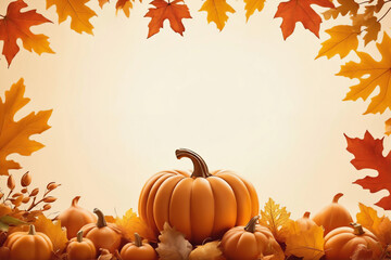 Naklejka na ściany i meble Autumn Thanksgiving Background