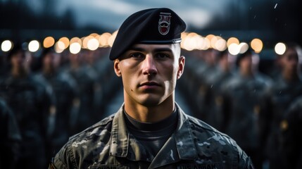Person parade military army uniform