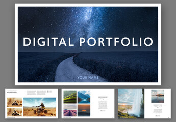 Digital Portfolio Layout