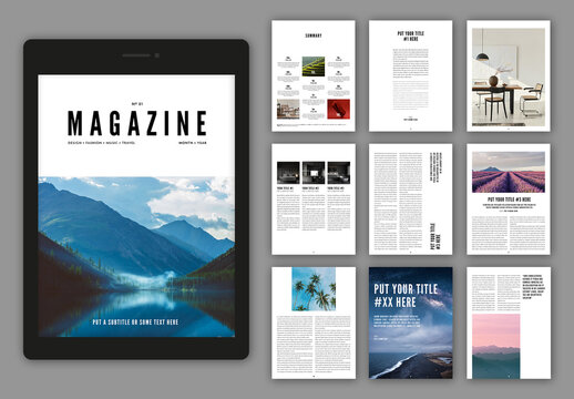 Digital Magazine Layout