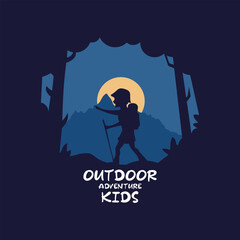 outdoor adventure kids logo