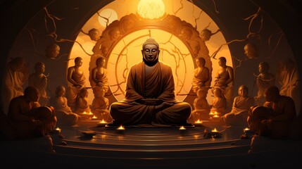 Obraz premium Buddhas countenance