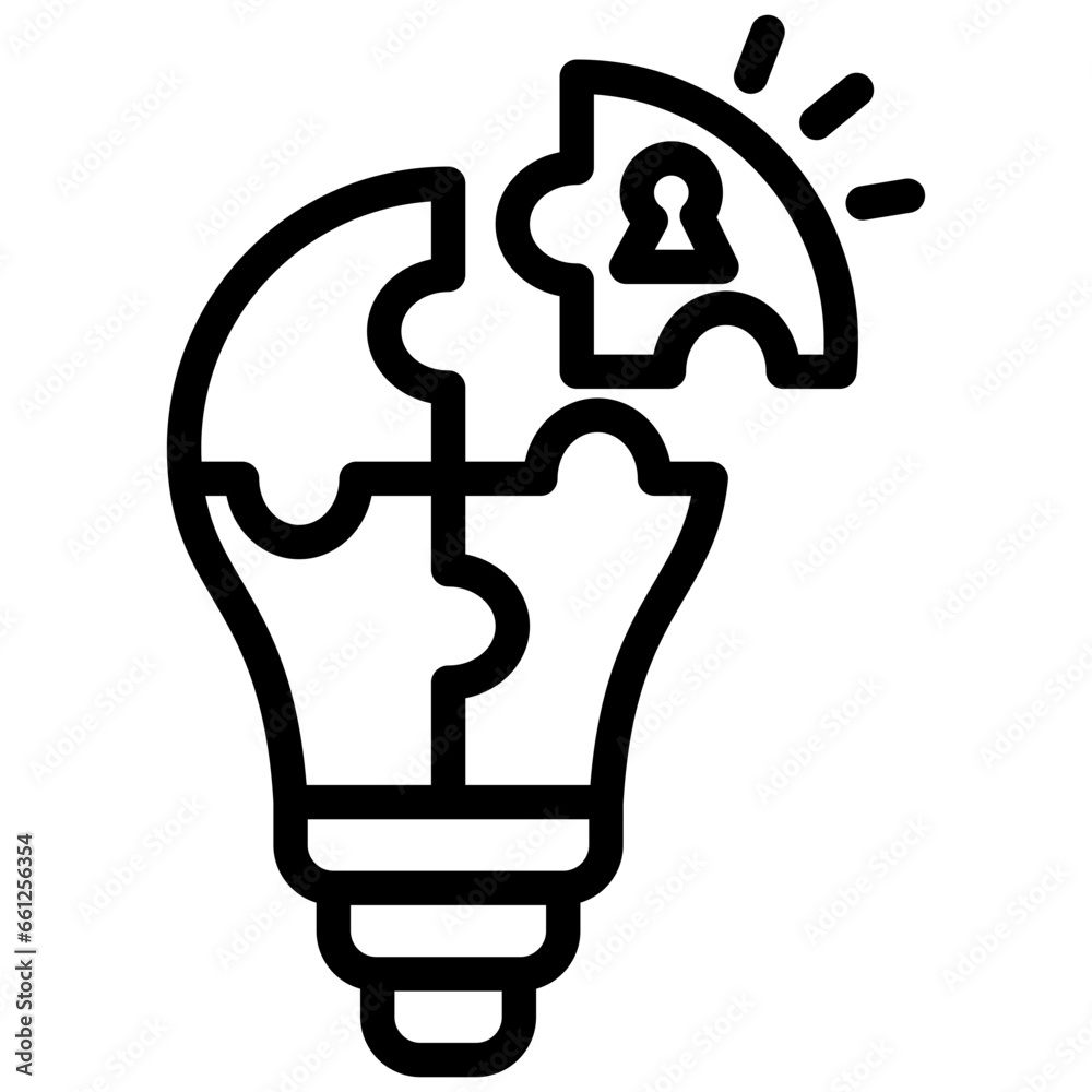 Poster Problem Solving Outline Icon