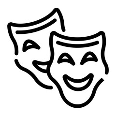 theater Line Icon