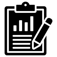 Business Evaluation Glyph Icon